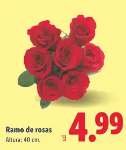 Lidl Ramo de rosas oferta