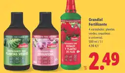 Lidl GRANDIOL Fertilizante oferta