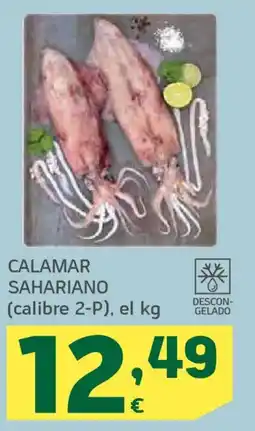 HiperDino Calamar sahariano oferta