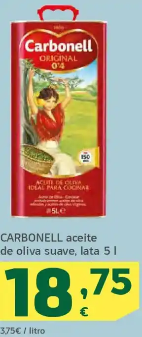 HiperDino CARBONELL aceite de oliva suave oferta