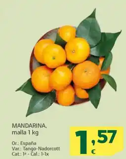 HiperDino Mandarina oferta