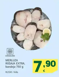 HiperDino Merluza rodaja extra oferta