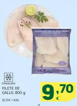 HiperDino Filete de gallo oferta