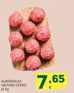 HiperDino Albóndigas vacuno-cerdo oferta