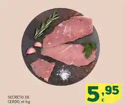 HiperDino Secreto de cerdo oferta