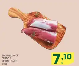 HiperDino Solomillo de cerdo / medallones oferta