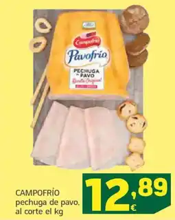 HiperDino CAMPOFRÍO pechuga de pavo oferta