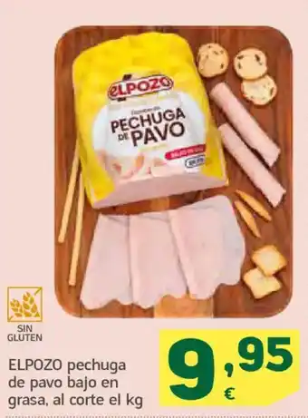 HiperDino ELPOZO pechuga de pavo bajo en grasa oferta