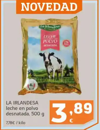HiperDino LA IRLANDESA leche en polvo desnatada oferta