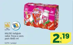 HiperDino KALISE kaliglub sabor fresa o coco oferta