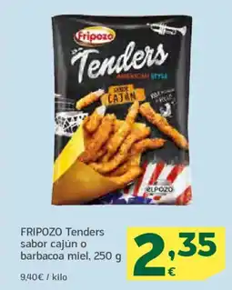HiperDino FRIPOZO Tenders sabor cajún o barbacoa miel oferta