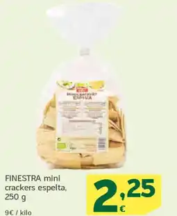 HiperDino FINESTRA mini crackers espelta oferta