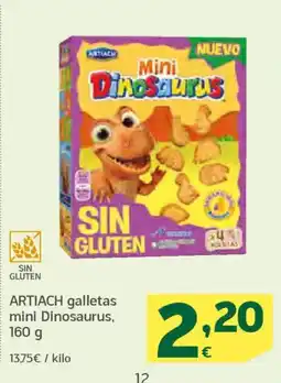 HiperDino ARTIACH galletas mini Dinosaurus oferta
