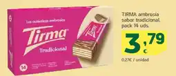 HiperDino TIRMA ambrosia sabor tradicional oferta