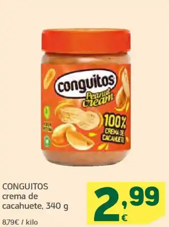 HiperDino CONGUITOS crema de cacahuete oferta