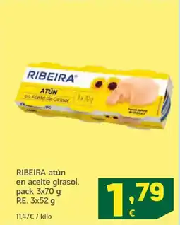 HiperDino RIBEIRA atún en aceite girasol oferta
