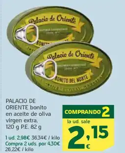 HiperDino PALACIO DE ORIENTE bonito en aceite de oliva virgen extra oferta