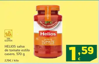 HiperDino HELIOS salsa de tomate estilo casero oferta