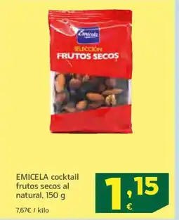HiperDino EMICELA cocktail frutos secos al natural oferta