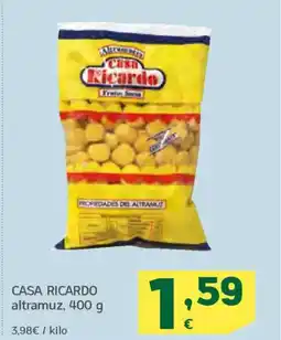 HiperDino CASA RICARDO altramuz oferta