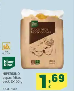 HiperDino HIPERDINO papas fritas oferta