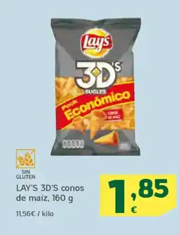 HiperDino LAY'S 3D'S conos de maíz oferta