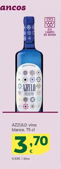 HiperDino AZZULO vino blanco oferta