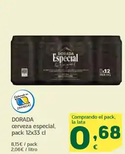 HiperDino DORADA cerveza especial oferta