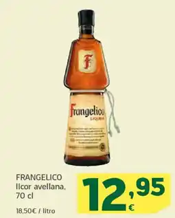 HiperDino FRANGELICO licor avellana oferta