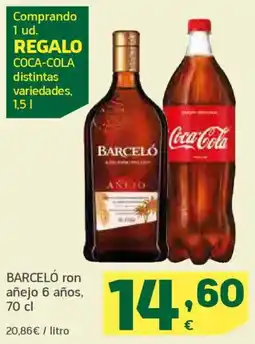 HiperDino BARCELÓ ron añejo 6 años oferta
