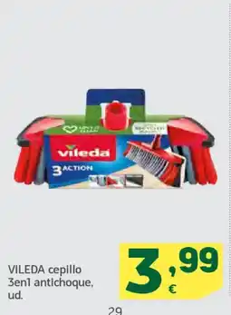 HiperDino VILEDA cepillo 3en1 antichoque, oferta