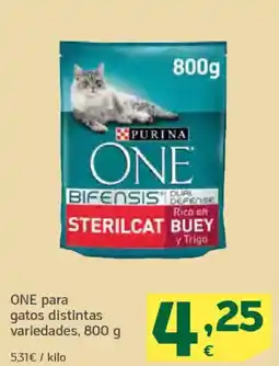 HiperDino ONE para gatos distintas variedades oferta