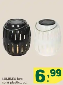 HiperDino LUMINEO farol solar plástico oferta