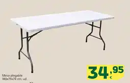 HiperDino Mesa plegable oferta