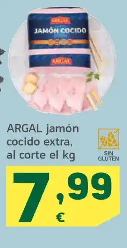 HiperDino ARGAL jamón cocido extra oferta