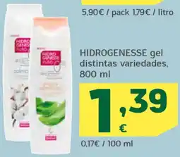 HiperDino HIDROGENESSE gel distintas variedades oferta