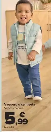 Carrefour Tex - vaquero o camiseta oferta