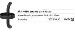 IKEA Antracita - estante para ducha oferta