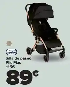 Carrefour Asalvo - silla de paseo plis plas oferta