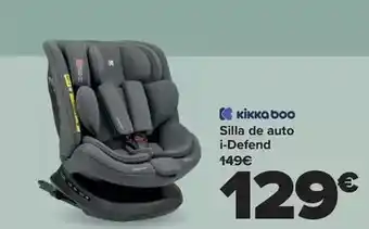 Kikka boo - silla de auto i-defend