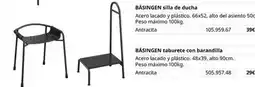 IKEA Antracita - silla de ducha oferta