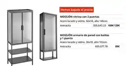 IKEA Antracita - mossión armario de pared con baldas oferta