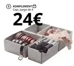IKEA Caja, juego de 4 oferta