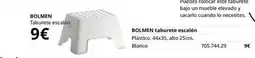 IKEA Blanco - bolmen taburete escalon oferta