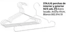 IKEA Blanco - perchas de interior y exterior oferta