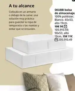 IKEA Blanco - bolsa de almacenaje oferta