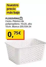 IKEA Blanco - cesto oferta
