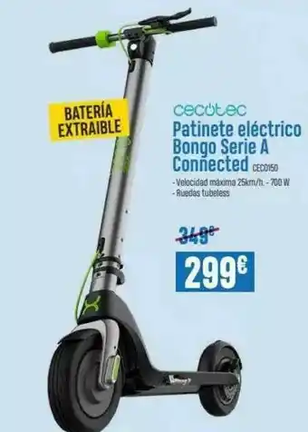 Beep Cecotec Patinete Eléctrico Bongo Serie A Connected oferta