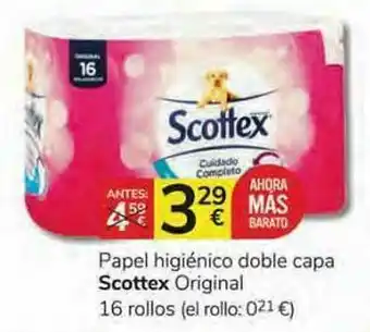Consum Papel Hygiénico Doble Capa Scottex Original oferta