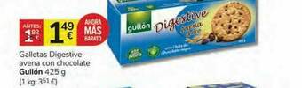 Consum Galletas Digestive Avena Con Chocolate Gullón oferta